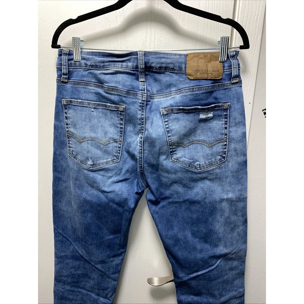 American‎ Eagle Men's Extreme Flex Distressed Skinny Jeans 30x32